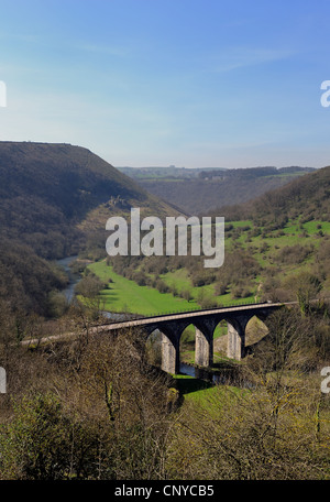 Headstone viadotto preso dalla testa monsal derbyshire England Regno Unito Foto Stock