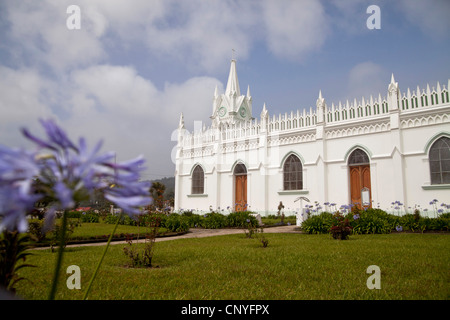 La chiesa di San Isidro de Heredia, Costa Rica, America Centrale Foto Stock