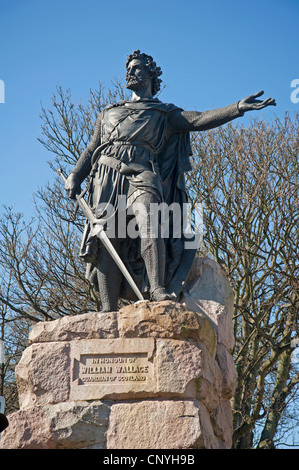 William Wallace Statua in Aberdeen SCO 8166 Foto Stock