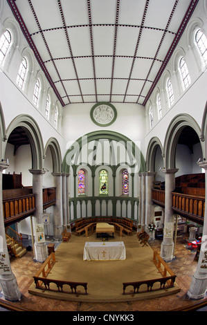 La chiesa di St Paul interno, Honiton, Devon, Inghilterra, Regno Unito Foto Stock