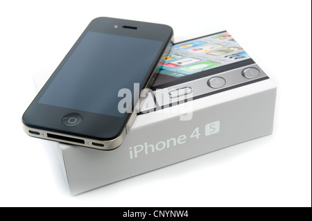 Apple iPhone 4S con confezione Foto Stock