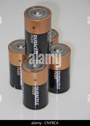 Duracell batterie queste sono 'D' celle di dimensioni solo uso editoriale Foto Stock