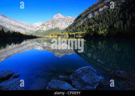 Lac de Derborence, Svizzera Vallese Foto Stock