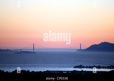 GOLDEN GATE BRIDGE DA BERKELEY SAN FRANCISCO CALIFORNIA USA 06 Ottobre 2011 Foto Stock