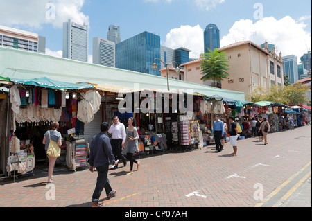 Chinatown street market Singapore Malaysia Foto Stock