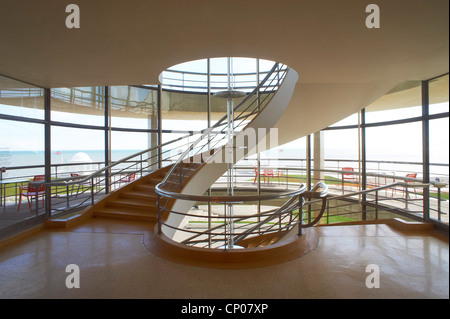 De La Warr Pavilion scalinata Foto Stock