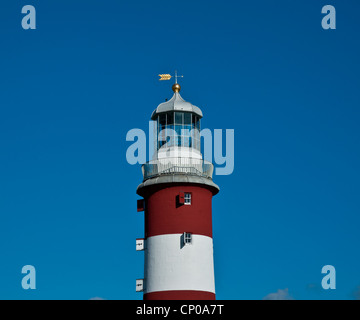 La parte superiore di Smeaton Torre del Faro, Plymouth, Devon, Regno Unito Foto Stock