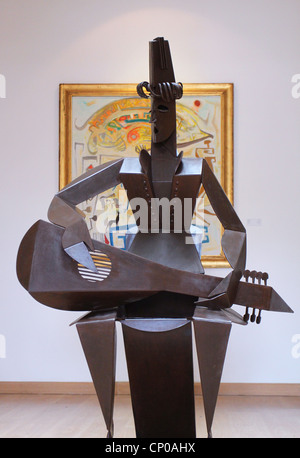 Opere d'arte islamica esposti nella Galleria Nazionale di Belle Arti, Amman, Giordania. Foto Stock