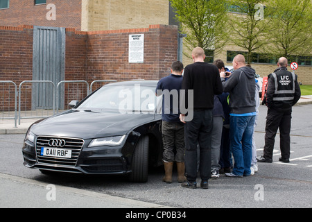 Liverpool FC  Melwood la formazione di massa in ingresso Deysbrook Lane, Liverpool, Merseyside Regno Unito Foto Stock