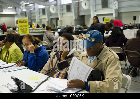 I proprietari frequentare il salvare il sogno Tour presso il Jacob Javits Convention Center di New York Foto Stock