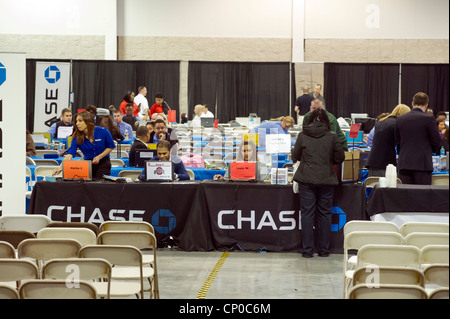 I proprietari frequentare il salvare il sogno Tour presso il Jacob Javits Convention Center di New York Foto Stock