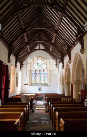 Chiesa di Santa Margherita di Antiochia, chilmark, WILTSHIRE Foto Stock