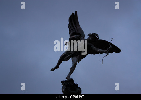 Statua anteros in Piccadilly Circus Foto Stock