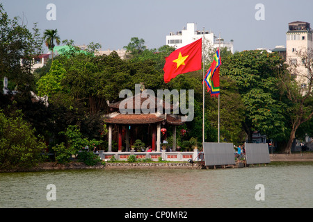 Il Lago Hoan Kiem, Hanoi, Vietnam Foto Stock