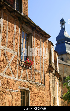 Sarlat-la-Caneda Dordogna Nouvelle-Aquitaine Francia Foto Stock