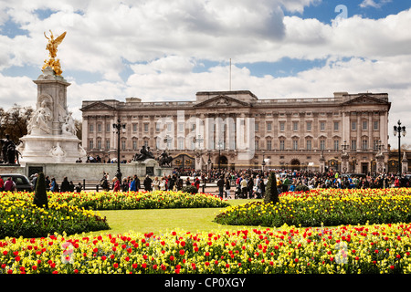 Buckingham Palace a Londra, Inghilterra. Foto Stock