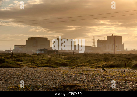 Dungeness Centrale Nucleare nel Kent. Foto Stock