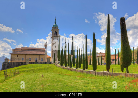 Sant'Abbondio, Montagnola, Collina d'Oro, Ticino, Svizzera Foto Stock