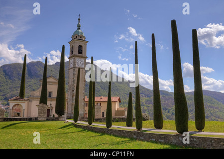 Sant'Abbondio, Montagnola, Collina d'Oro, Ticino, Svizzera Foto Stock