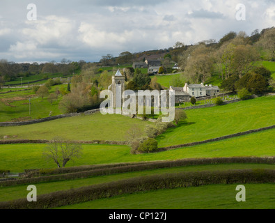 Crosthwaite Church, Lyth Valley, Parco Nazionale del Distretto dei Laghi, Cumbria, England Regno Unito Foto Stock