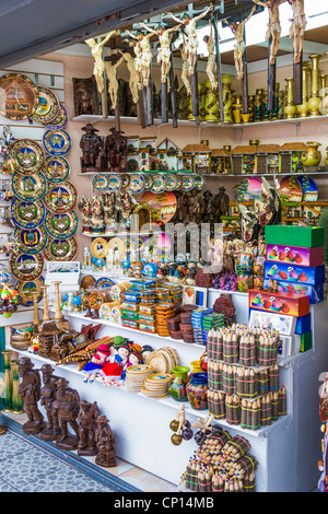 Street Market scene a Quito, Ecuador Foto Stock