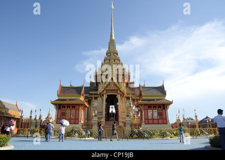 Il tempio funerario della Principessa Bejaratana Rajasuda Sirisobhabannavadi un primo cugino del Re Bhumibol Adulyadej di Tailandia Foto Stock