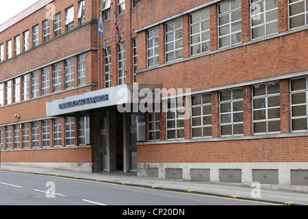 L'ex quartier generale della polizia di Strathclyde ha accesso pubblico a Pitt Street, Glasgow, Regno Unito Foto Stock