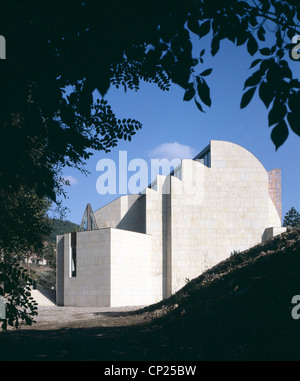 Chiesa a Riola di Vergato, nei pressi di Bologna, 1978. Completato dopo Aalto la sua morte nel 1976 da sua moglie Elissa Makiniwemi. Alvar Aalto Foto Stock