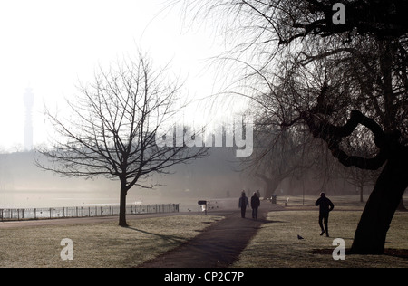 La mattina presto in Regent's Park, Londra Foto Stock