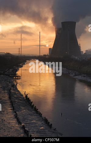 Raffineria di petrolio, Grangemouth, Scozia. Foto Stock