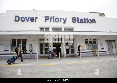 Dover Priory stazione ferroviaria, Kent, England, Regno Unito Foto Stock