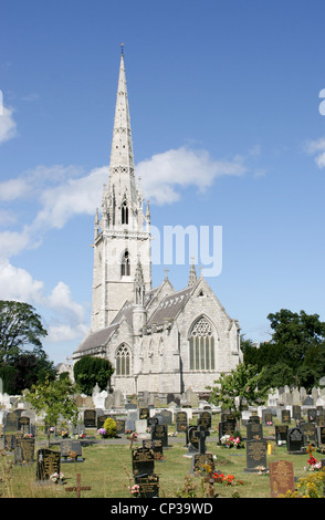 Il marmo chiesa di St Margaret Bodelwyddan Denbighshire Wales UK Foto Stock