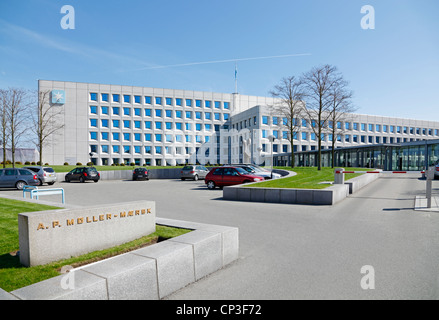 La P.A. Møller-Maersk / A.P. Moeller-Maersk sede presso Esplanaden in Copenhagen, Danimarca Foto Stock