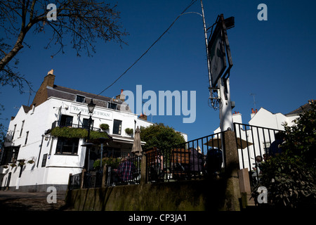 Il White Swan (XVII secolo) riverside twickenham middlesex in Inghilterra Foto Stock