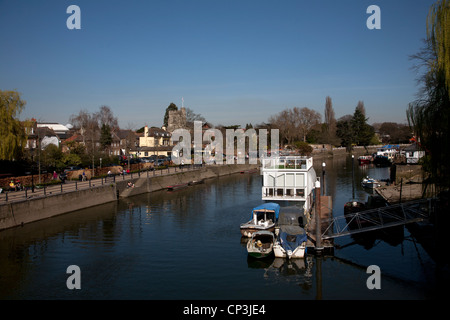 Eel pie island twickenham middlesex in Inghilterra Foto Stock