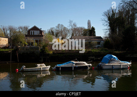 Eel pie island twickenham middlesex in Inghilterra Foto Stock