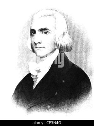 Astor, John Jacob, 17.7.1763 - 28.3.1848, uomo d'affari tedesco-americano, ritratto, incisione, Foto Stock