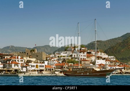 Marmaris Città Vecchia, Mugla, Turchia Foto Stock