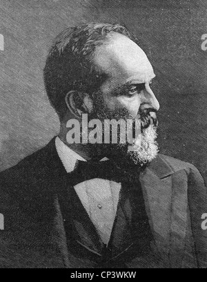GARFIELD (1831-1881) ventesimo PRESIDENTE DEGLI STATI UNITI D'AMERICA Foto Stock