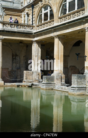 La grande vasca da bagno, Bagni Romani, bagno, REGNO UNITO Foto Stock