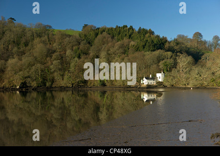 Casa Balneare, Sharpham Estate, River Dart, Devon, Regno Unito Foto Stock