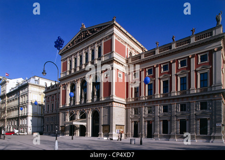 Austria - Vienna. Musikverein, una sala da concerto costruito dalla Gesellschaft der Musikfreunde (Società degli Amici della Musica) nel 1870. Foto Stock