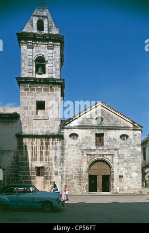 Cuba - Havana (La Habana). La Chiesa dell'Espiritu Santo (santo Spirito), XVII-XVIII secolo. Foto Stock