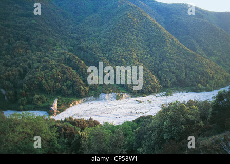 CALABRIA Parco naz.ASPROMONTE fiumara Amendolea Foto Stock