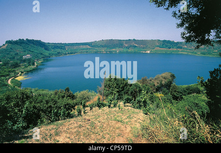 Il lago di Avernus Campania Spa Foto Stock