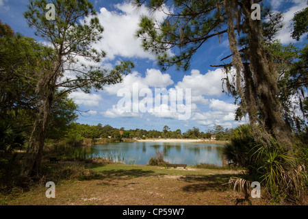 Oscar Scherer membro Park - Lago di Osprey - Florida Foto Stock