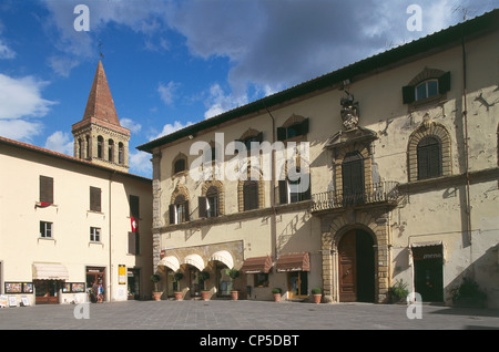 Toscana - Sansepolcro (AR). Piazza Torre di Berta. Foto Stock