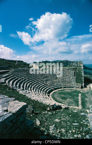 Sicilia Segesta III secolo a.c. il Teatro Greco Foto Stock
