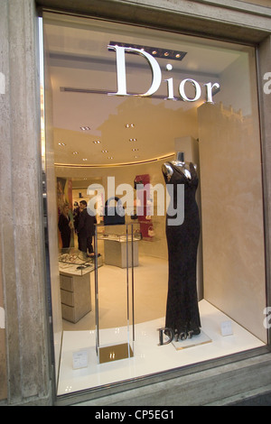 Lazio - Roma - Piazza di Spagna. Dior vetrina Foto Stock