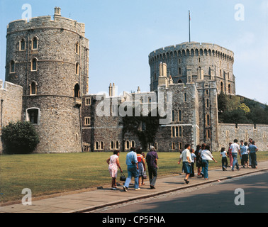 Il Castello di Windsor Regno Unito Foto Stock